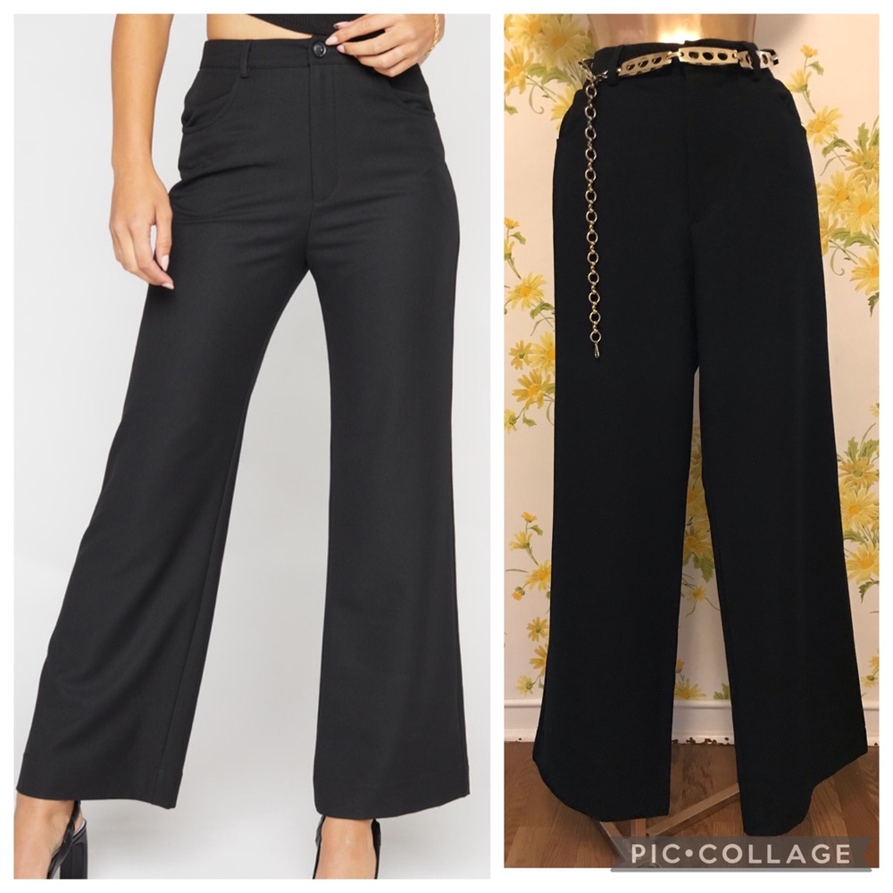 Sans souci Heavy twill pants in black size M